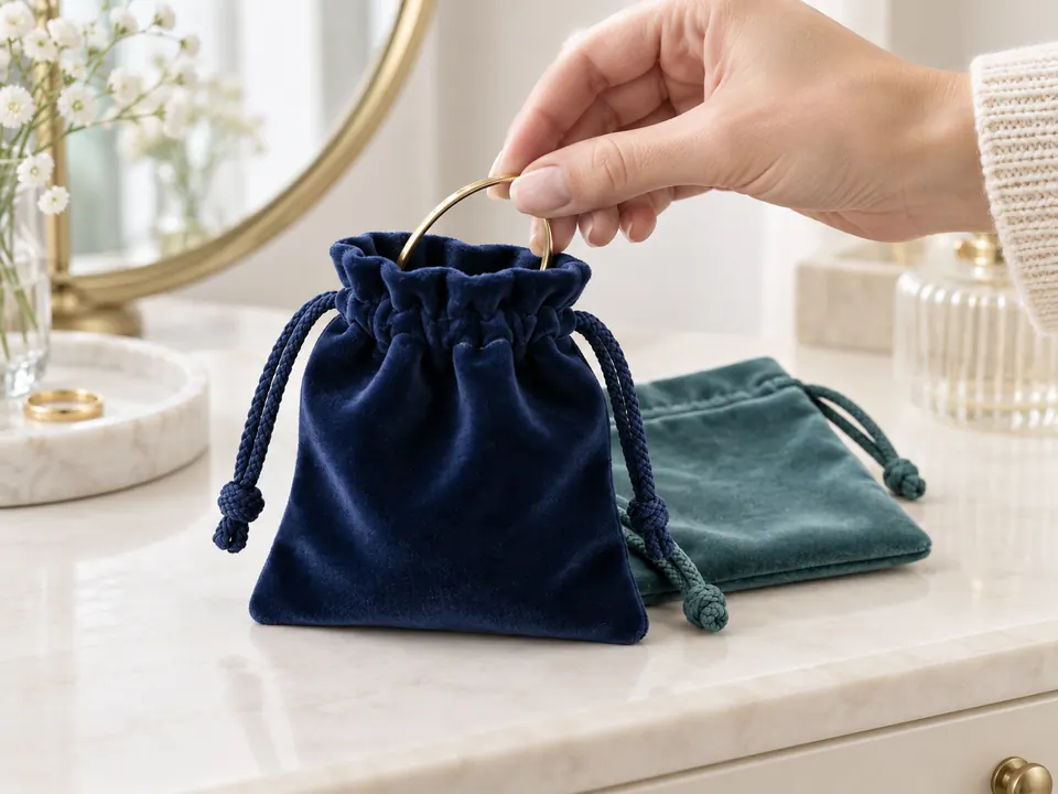 Velvet Pouches — illustrative example showing the product in use