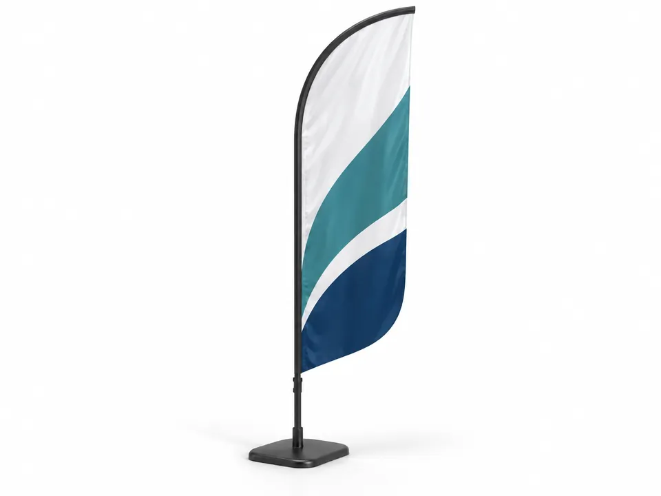 Advertising Flags — illustrative product concept on a clean background