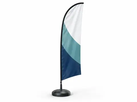 Blade Flags — illustrative product concept on a clean background