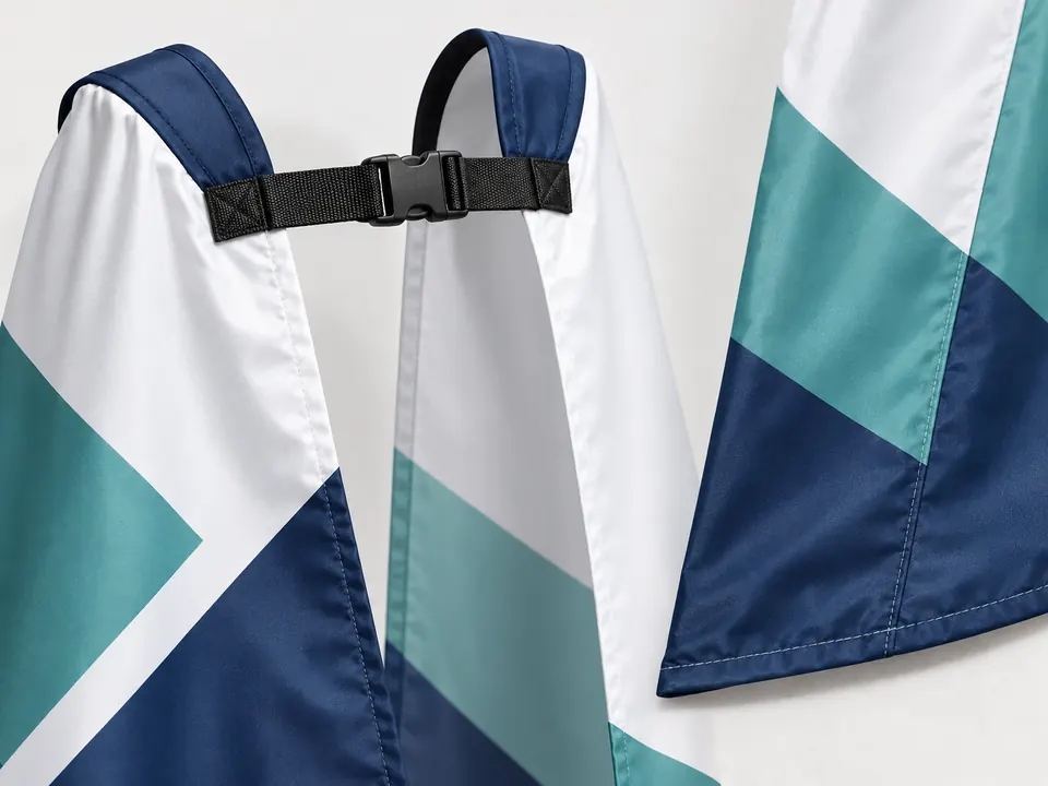 Body Flags — close-up of the illustrative product materials and finish