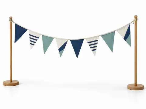 Bunting Flags — illustrative product concept on a clean background