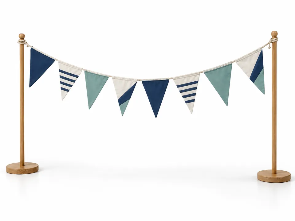Bunting Flags — illustrative product concept on a clean background