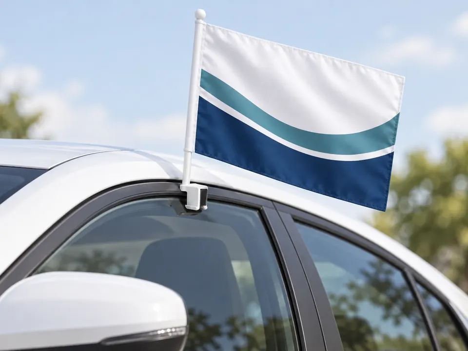 Car Flags — illustrative example showing the product in use