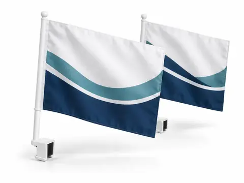 Car Flags — illustrative product concept on a clean background