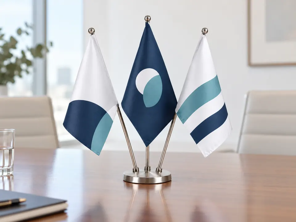 Conference Flags — illustrative example showing the product in use