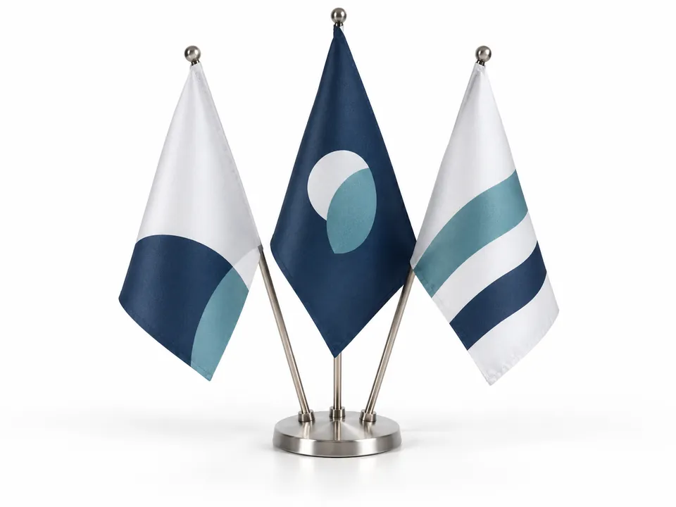Conference Flags — illustrative product concept on a clean background