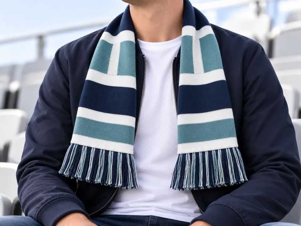 Fan Scarves — illustrative example showing the product in use