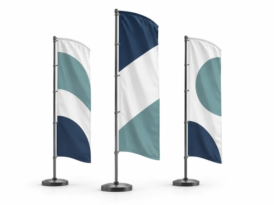Festival Flags — illustrative product concept on a clean background