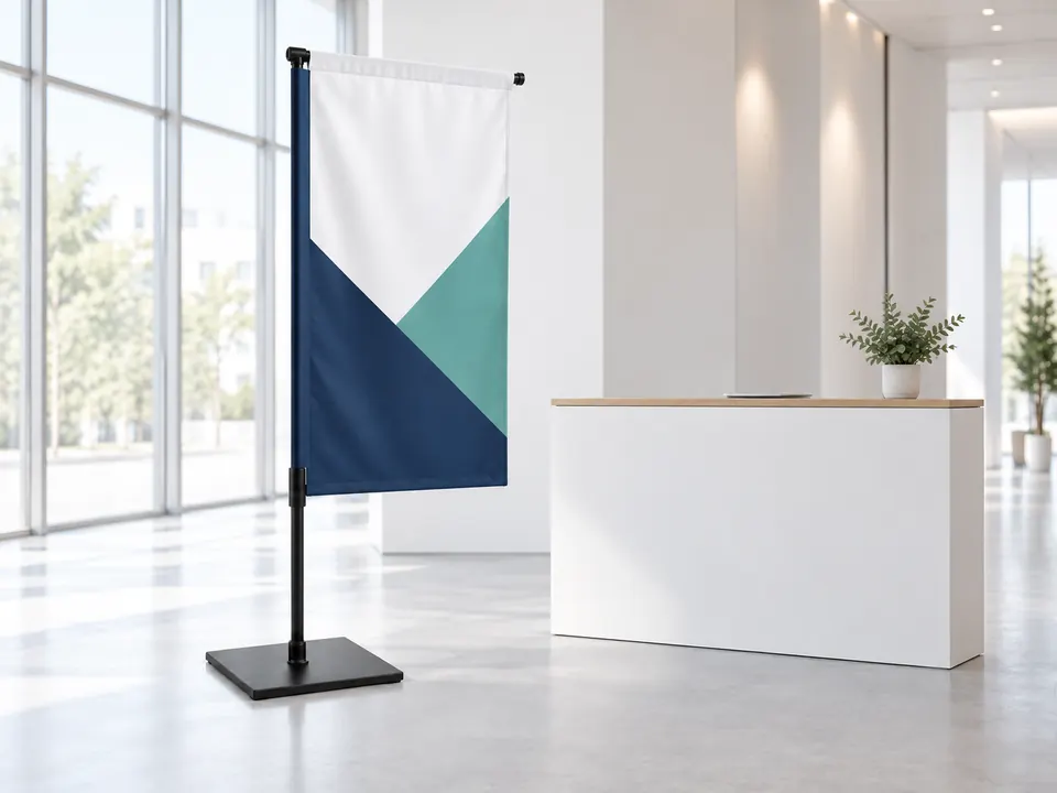 L Shape Flags — illustrative example showing the product in use