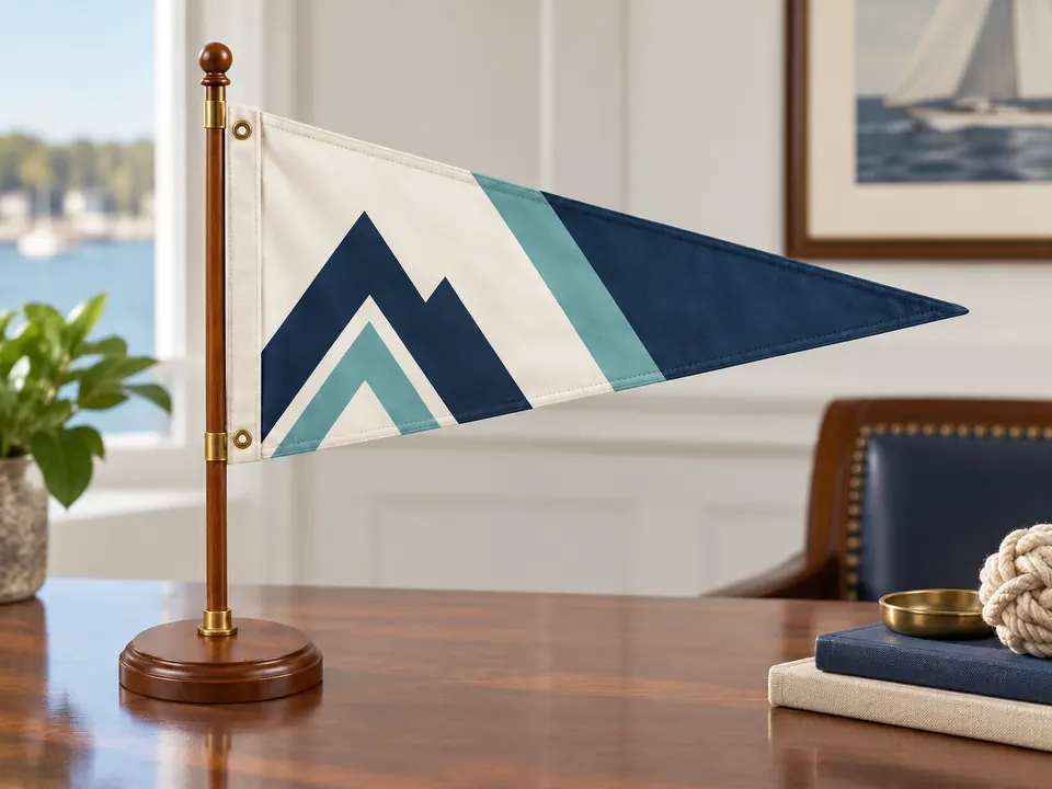 Pennant Flags — illustrative example showing the product in use