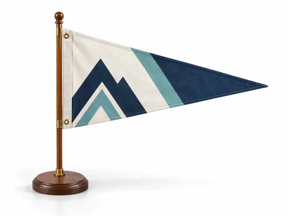 Pennant Flags — illustrative product concept on a clean background
