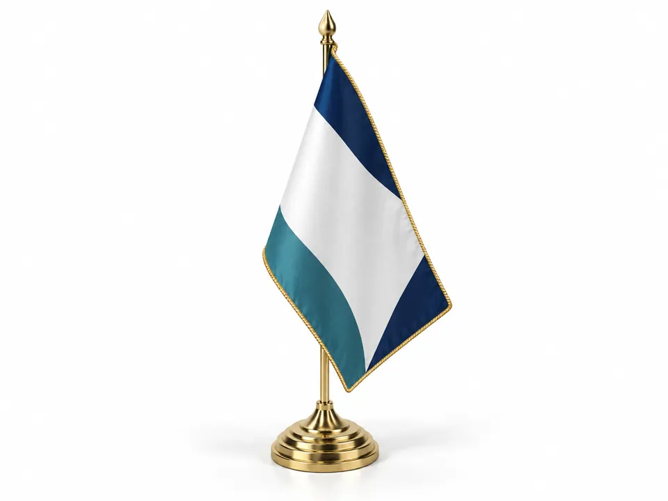 Royal Table Flags — illustrative product concept on a clean background