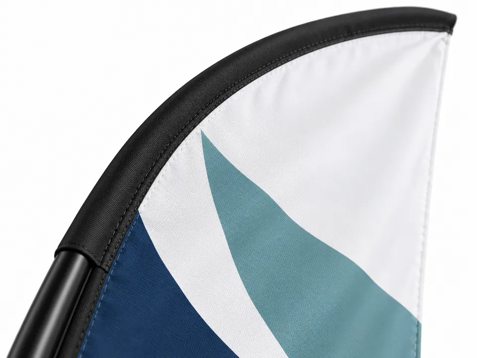 Sail Flags — close-up of the illustrative product materials and finish