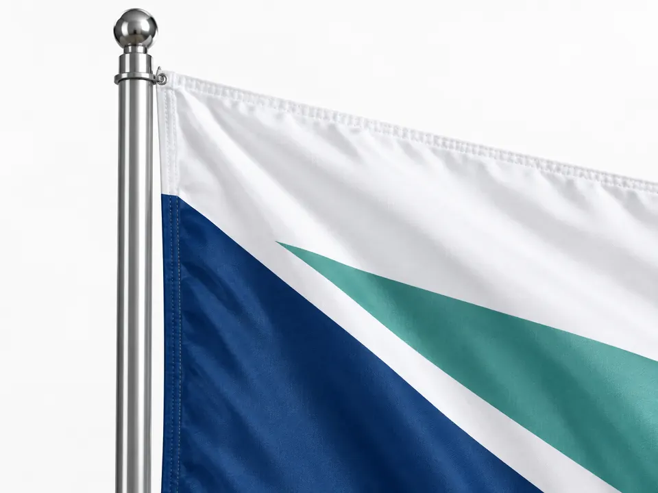 Stadium Flags — close-up of the illustrative product materials and finish
