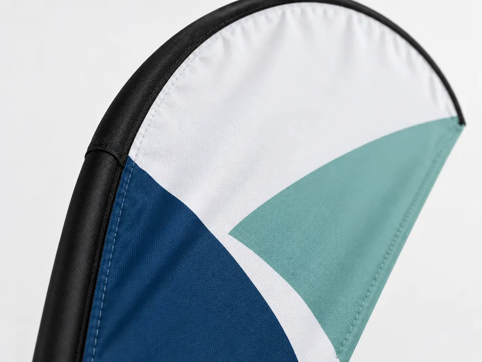 Tear Drop Flags — close-up of the illustrative product materials and finish