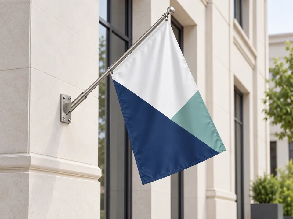Wall Mounted Flags — illustrative example showing the product in use
