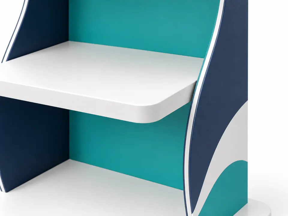 3D Display Stands — close-up of the illustrative product materials and finish