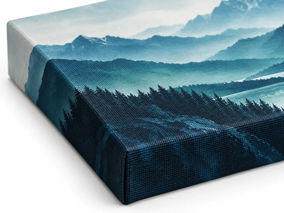 Canvas Frames — close-up of the illustrative product materials and finish