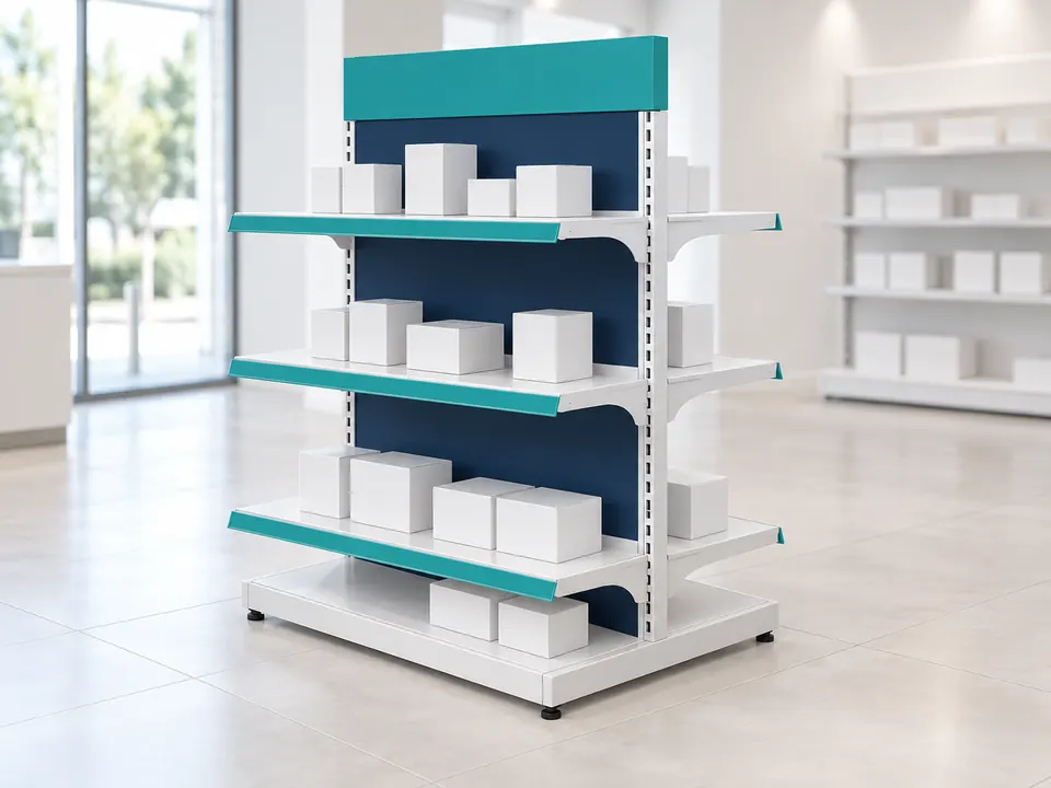 Floor Display Gondolas — illustrative example showing the product in use