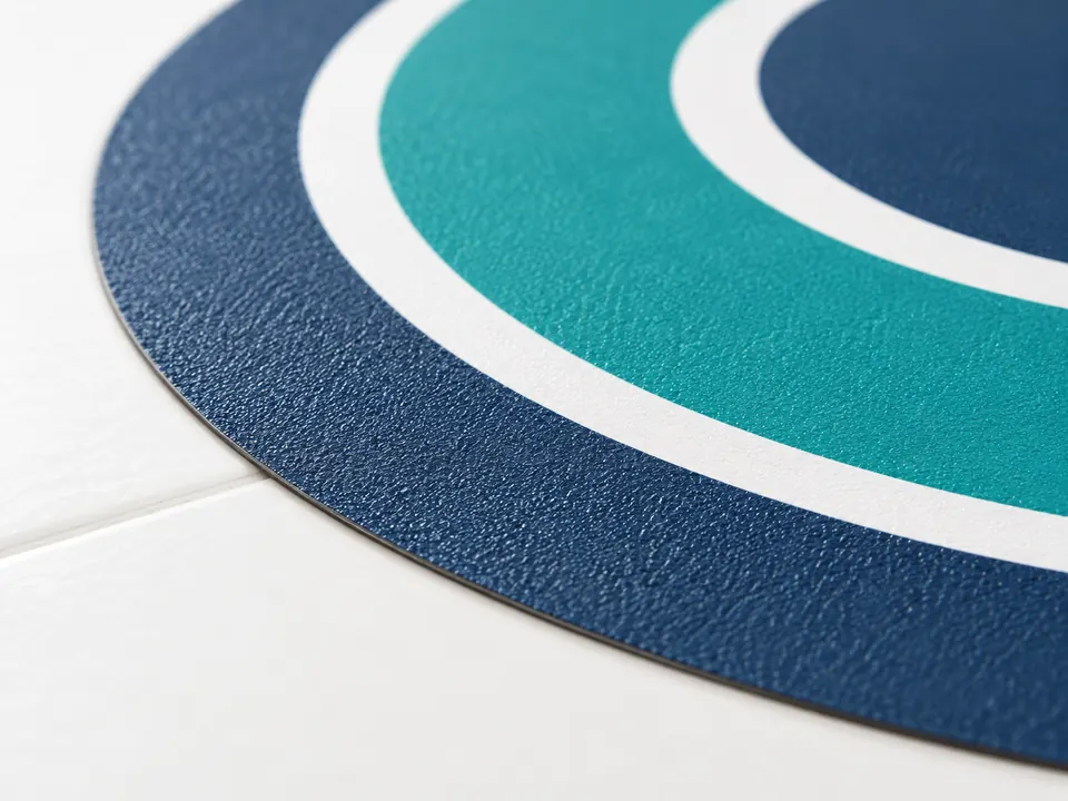 Floor Stickers — close-up of the illustrative product materials and finish