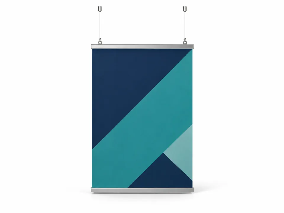 Hanging Posters — illustrative product concept on a clean background