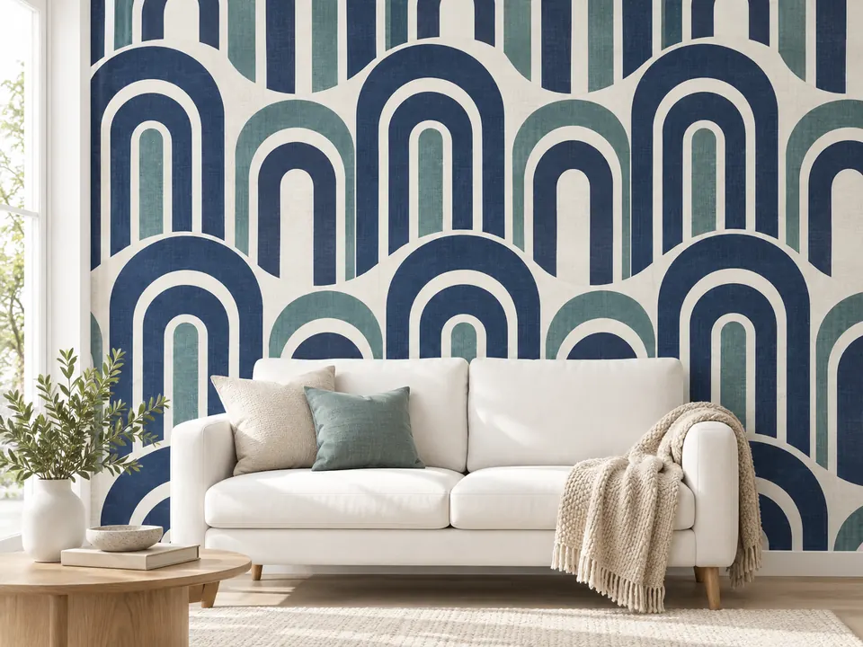Living Room Wallpaper — illustrative example showing the product in use