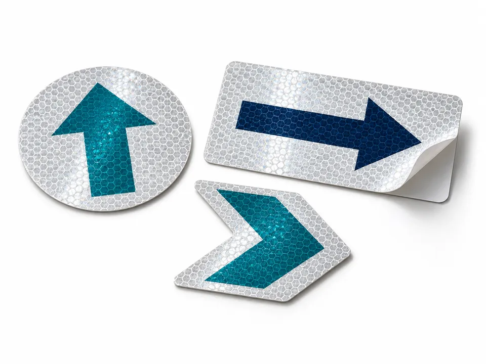 Reflective Stickers — illustrative product concept on a clean background