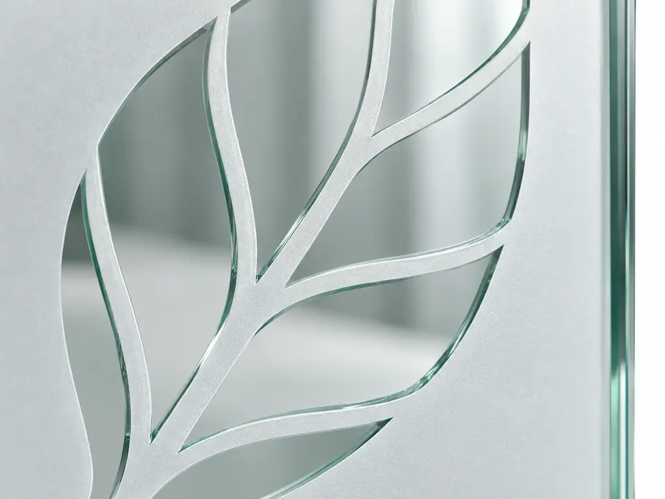 Reverse Cut Frosted Stickers — close-up of the illustrative product materials and finish