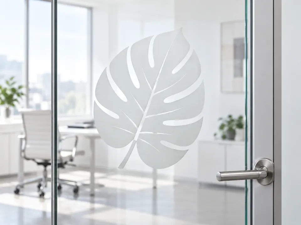 Standard Cut Frosted Stickers — illustrative example showing the product in use