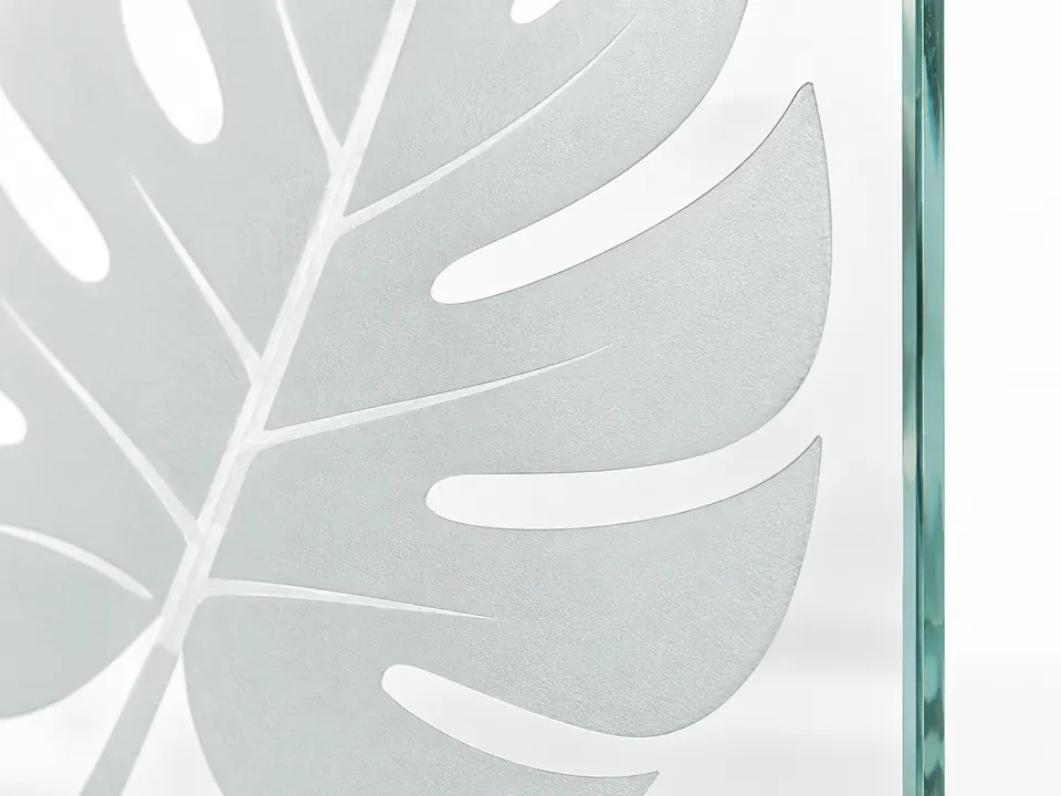 Standard Cut Frosted Stickers — close-up of the illustrative product materials and finish