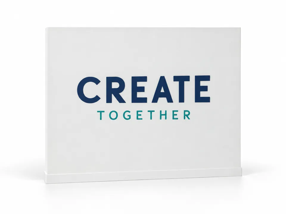Wall Vinyl Lettering — illustrative product concept on a clean background