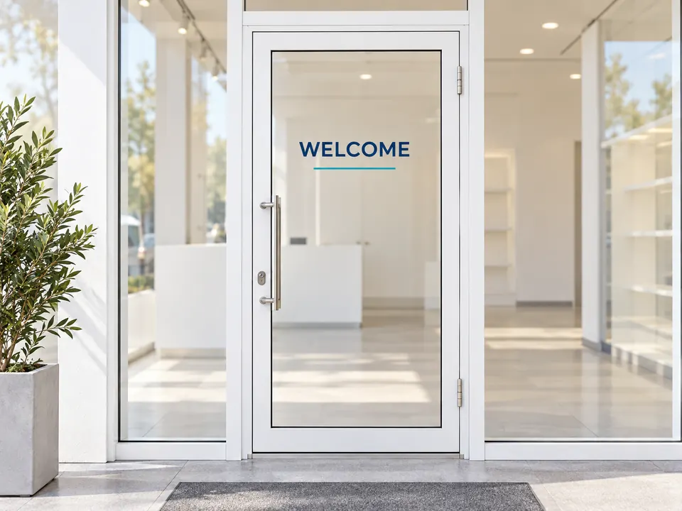 Window Vinyl Lettering — illustrative example showing the product in use
