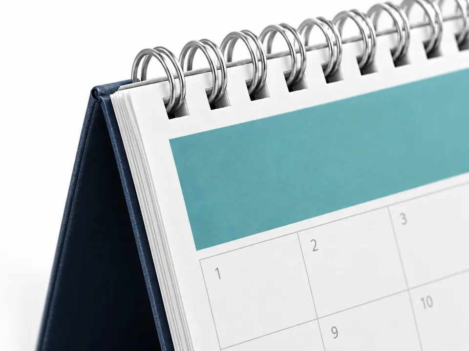 Calendars — close-up of the illustrative product materials and finish