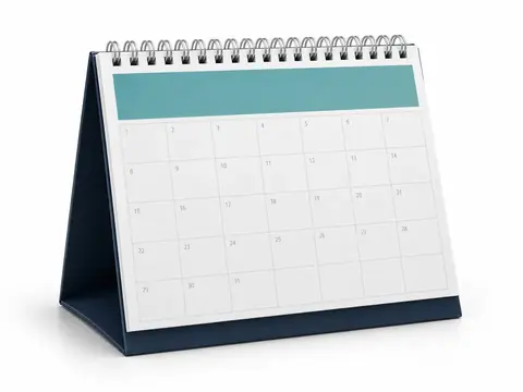 Calendars — illustrative product concept on a clean background