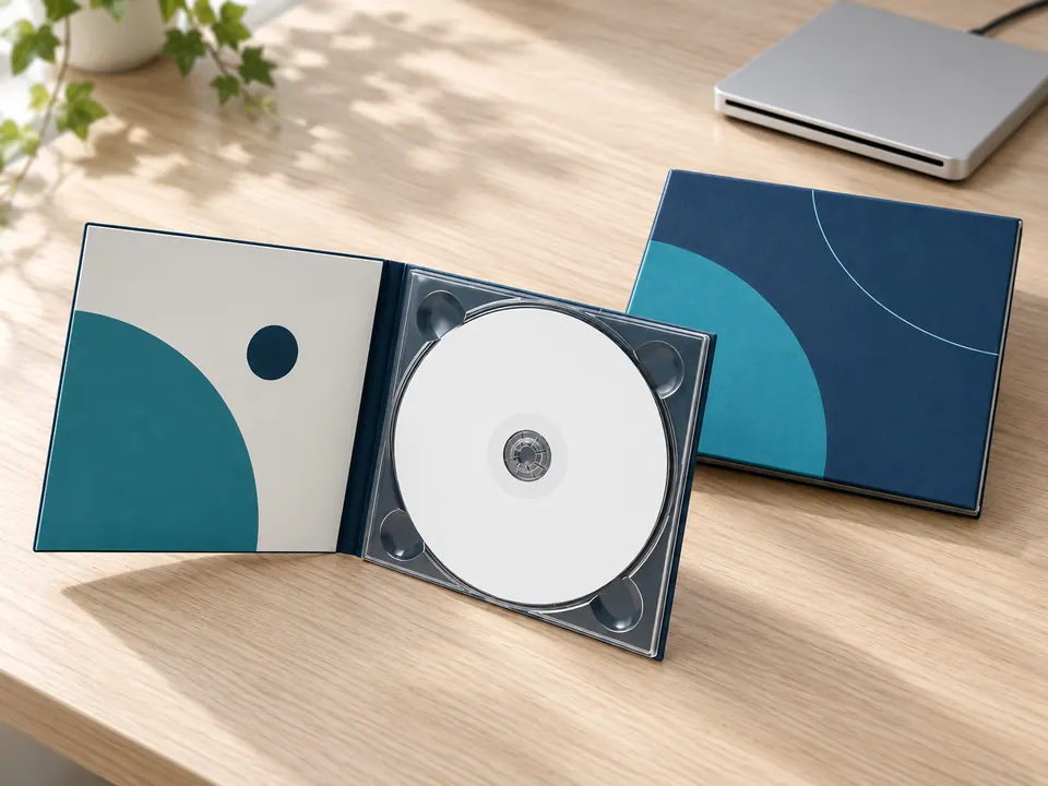 CD & DVD Covers — illustrative example showing the product in use