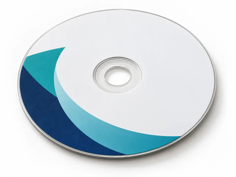 CD & DVD Printing — close-up of the illustrative product materials and finish