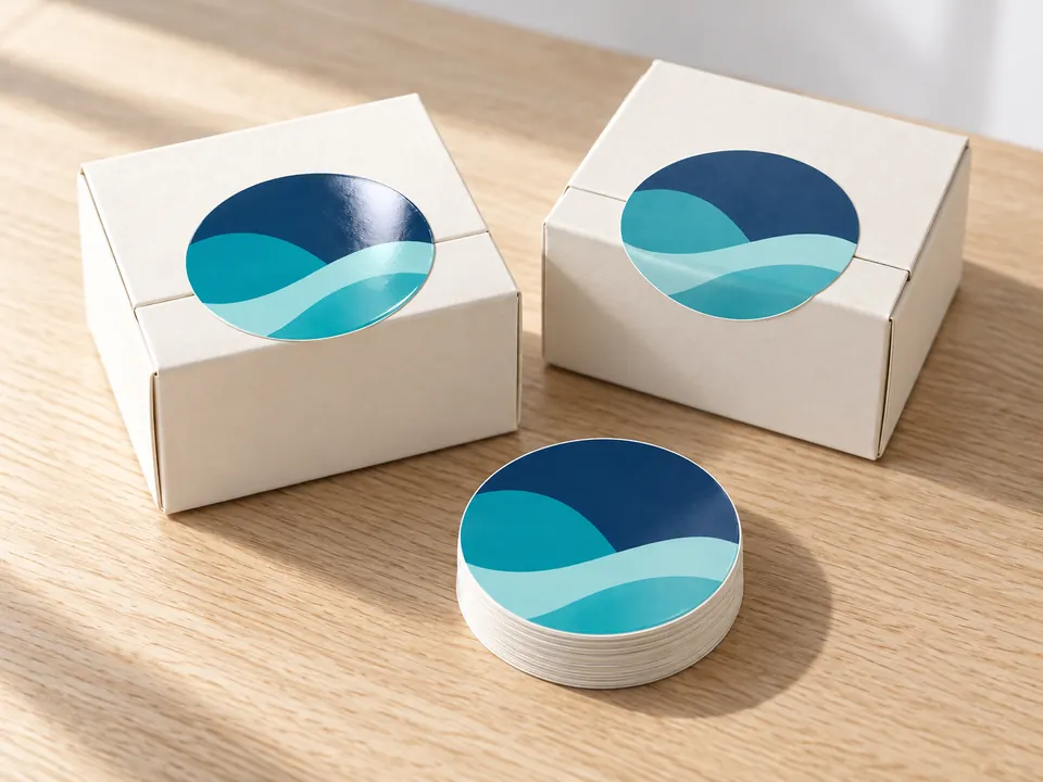 Gloss & Matt Paper Stickers — illustrative example showing the product in use