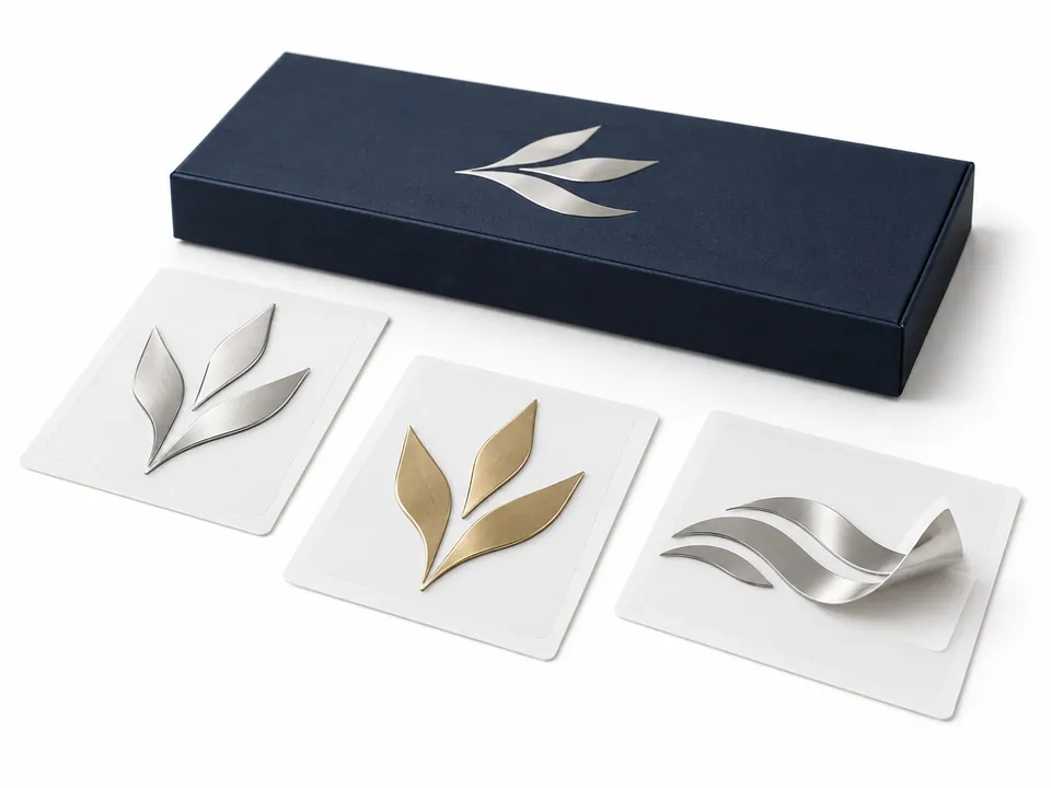Metal Stickers — illustrative product concept on a clean background