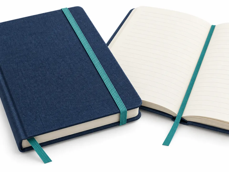 Notebook & Journal — close-up of the illustrative product materials and finish