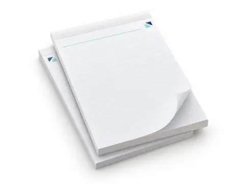 Notepads — illustrative product concept on a clean background
