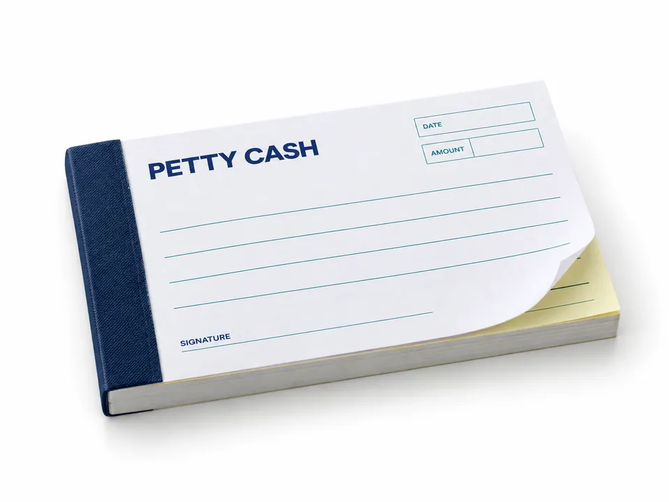 Petty Cash Vouchers — illustrative product concept on a clean background