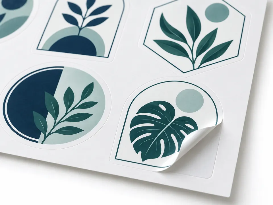 Print & Cut Stickers — close-up of the illustrative product materials and finish
