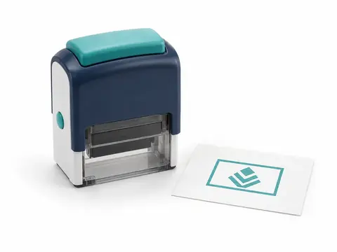Self Ink Stamps — illustrative product concept on a clean background