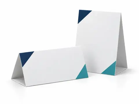 Tent Cards — illustrative product concept on a clean background