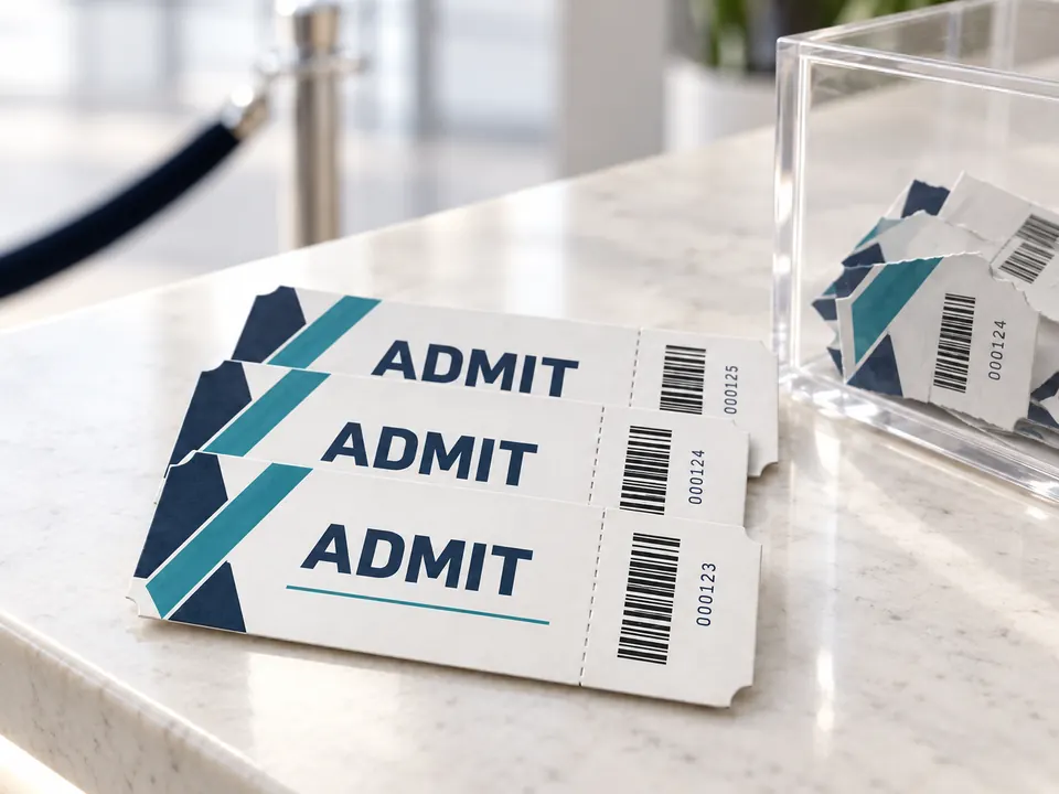 Tickets & Coupons — illustrative example showing the product in use