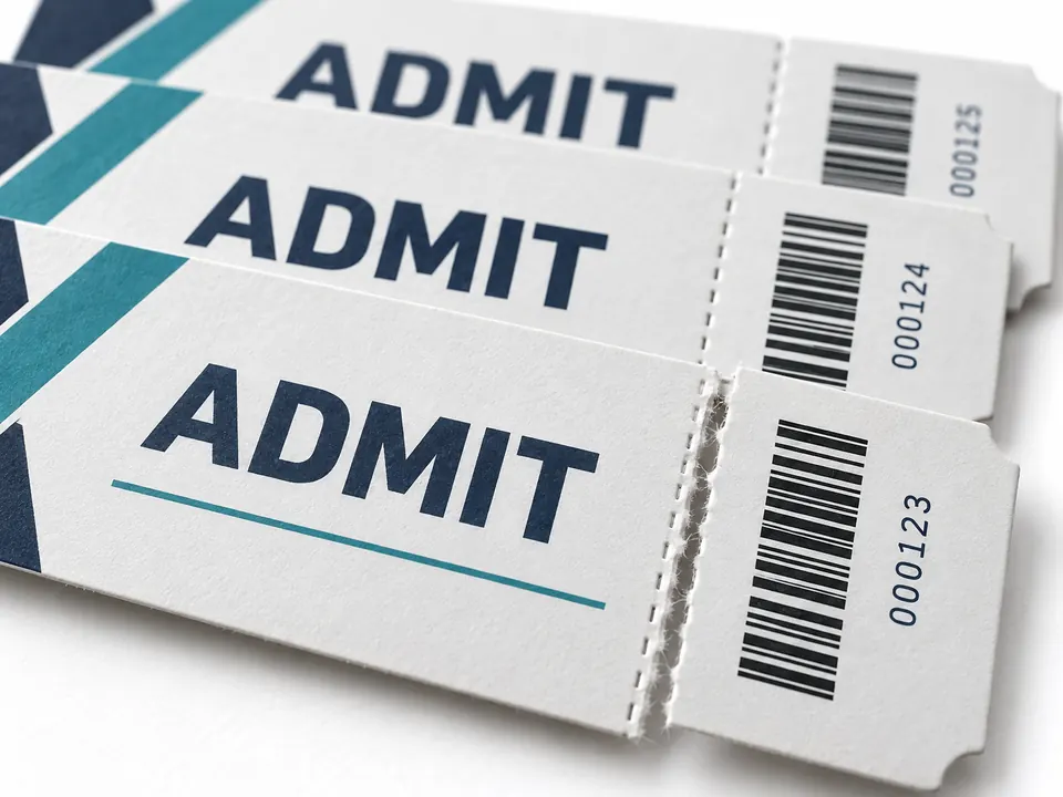 Tickets & Coupons — close-up of the illustrative product materials and finish