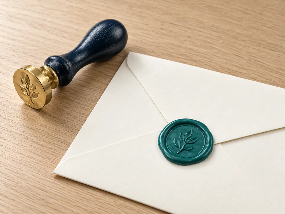 Wax Seals — illustrative example showing the product in use