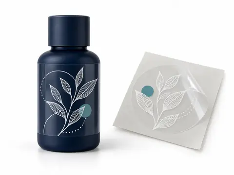 White Ink Stickers — illustrative product concept on a clean background