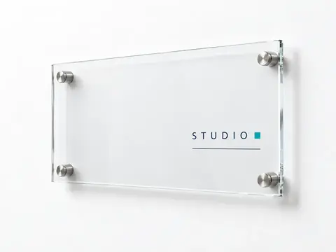 Acrylic Signage Boards — illustrative product concept on a clean background