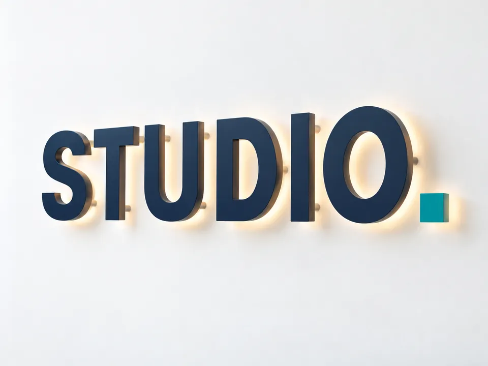 Backlit Signage — illustrative product concept on a clean background